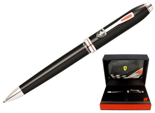 Ручка шариковая Cross Townsend Ferrari Glossy Black цвет чернил черный цвет корпуса черный (артикул производителя FR0042-56)